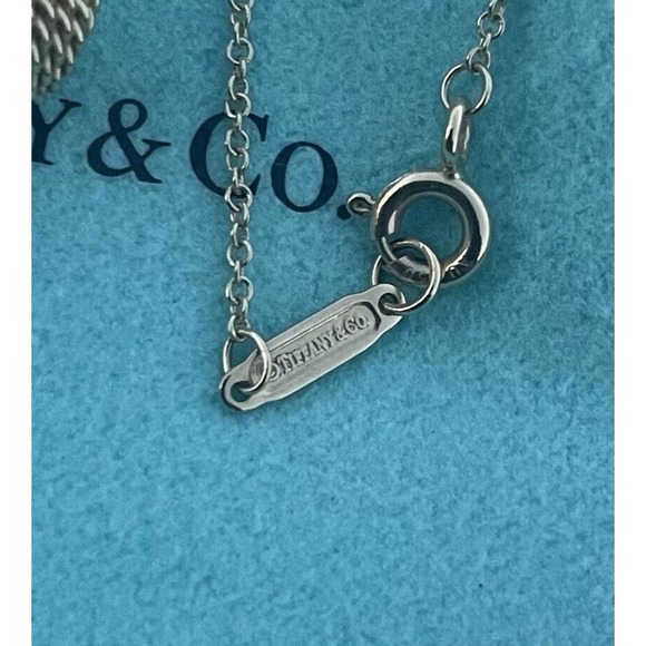 Tiffany & Co 18k Gold Mesh Twist knot Bead Ball 10mm Necklace 16” - Picture 4 of 12